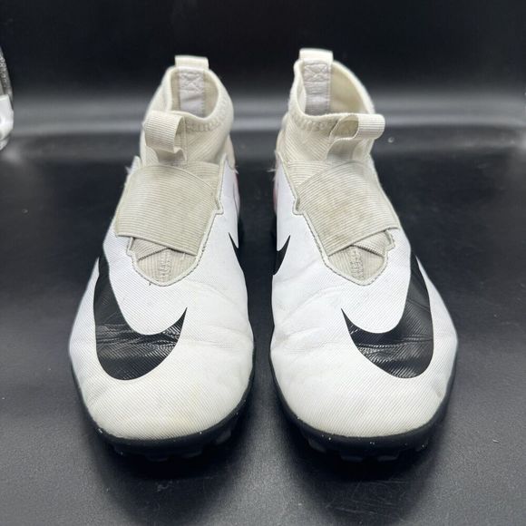 Nike Jr Zoom Superfly 9 Academy Turf FA23 White Youth Size 5Y DJ5616-600 EUC - Picture 3 of 7